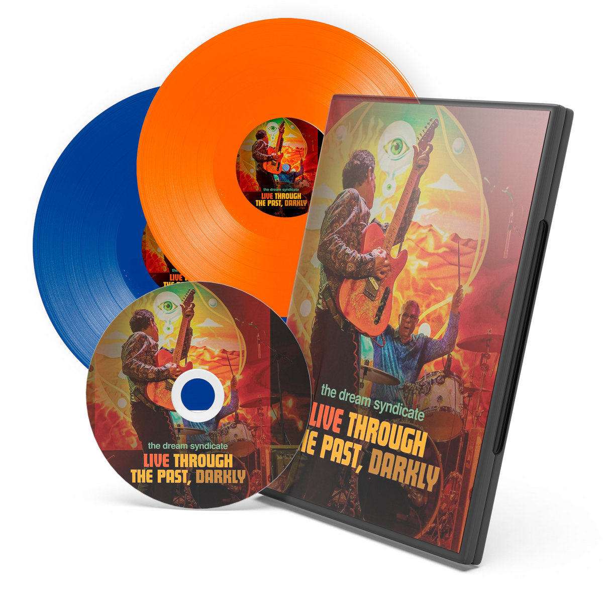 Dream Syndicate - Live Through The Past,  Darkly: Limited Orange & Blue Vinyl 2LP + DVD