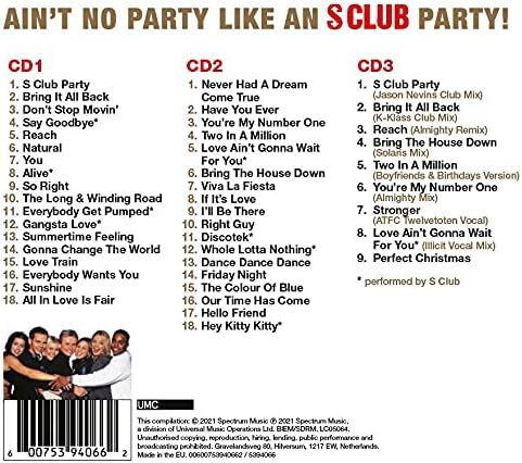 S Class Album Inclusions S Club - Essential S Club 7: CD - Recordstore