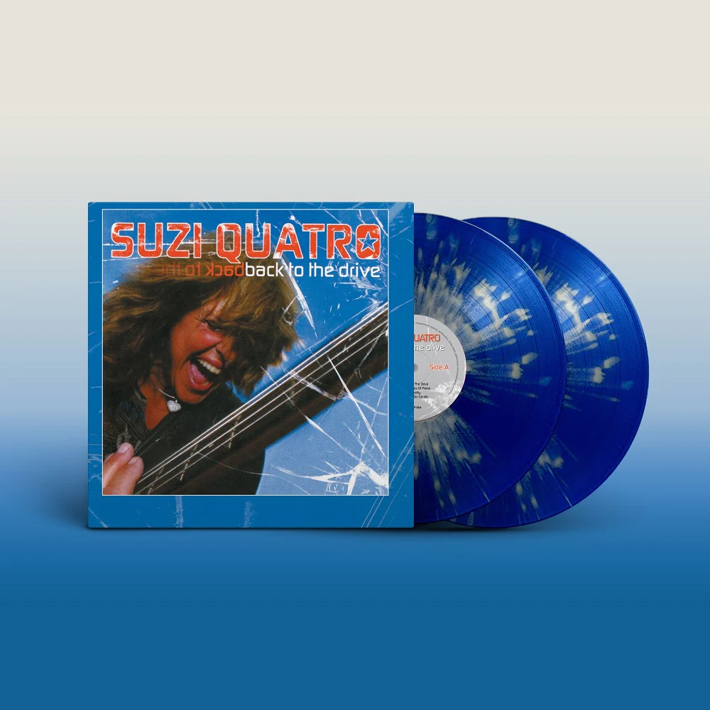 Suzi Quatro - Back To The Drive: Limited Transparent Blue + White Vinyl 2LP