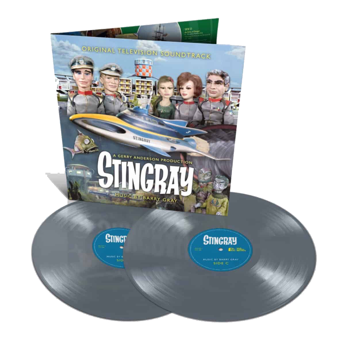Barry Gray - Stingray Original TV Soundtrack: Limited Edition Gatefold Silver Vinyl 2LP