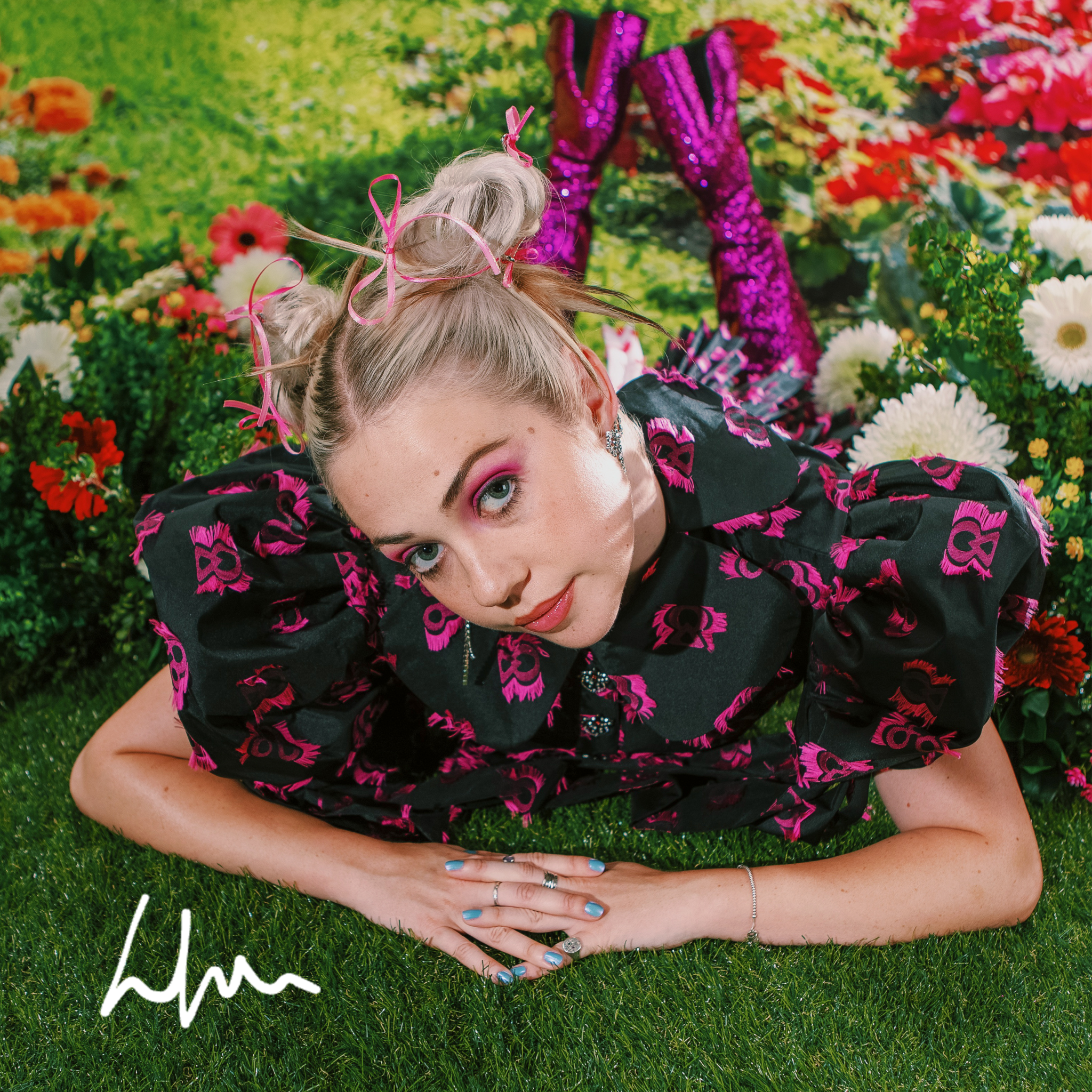 girlfriend material: Sky Blue Vinyl LP, CD + Signed Print