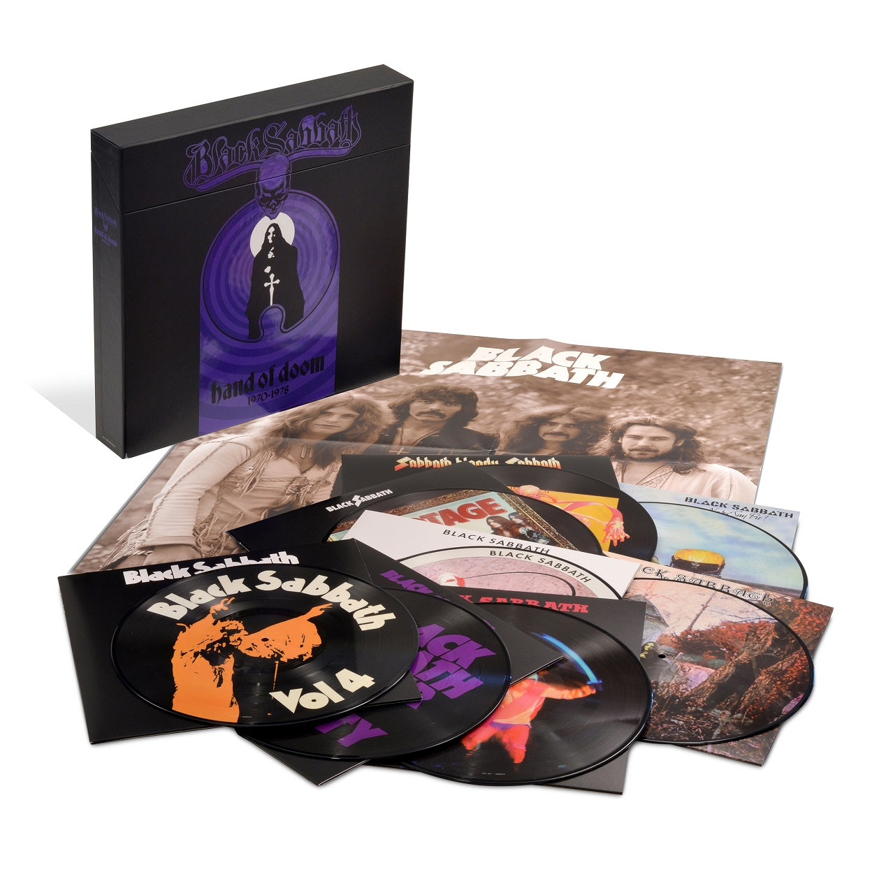 Black Sabbath - Hand Of Doom 1970 - 1978: Super Deluxe Picture Disc 8LP Box Set