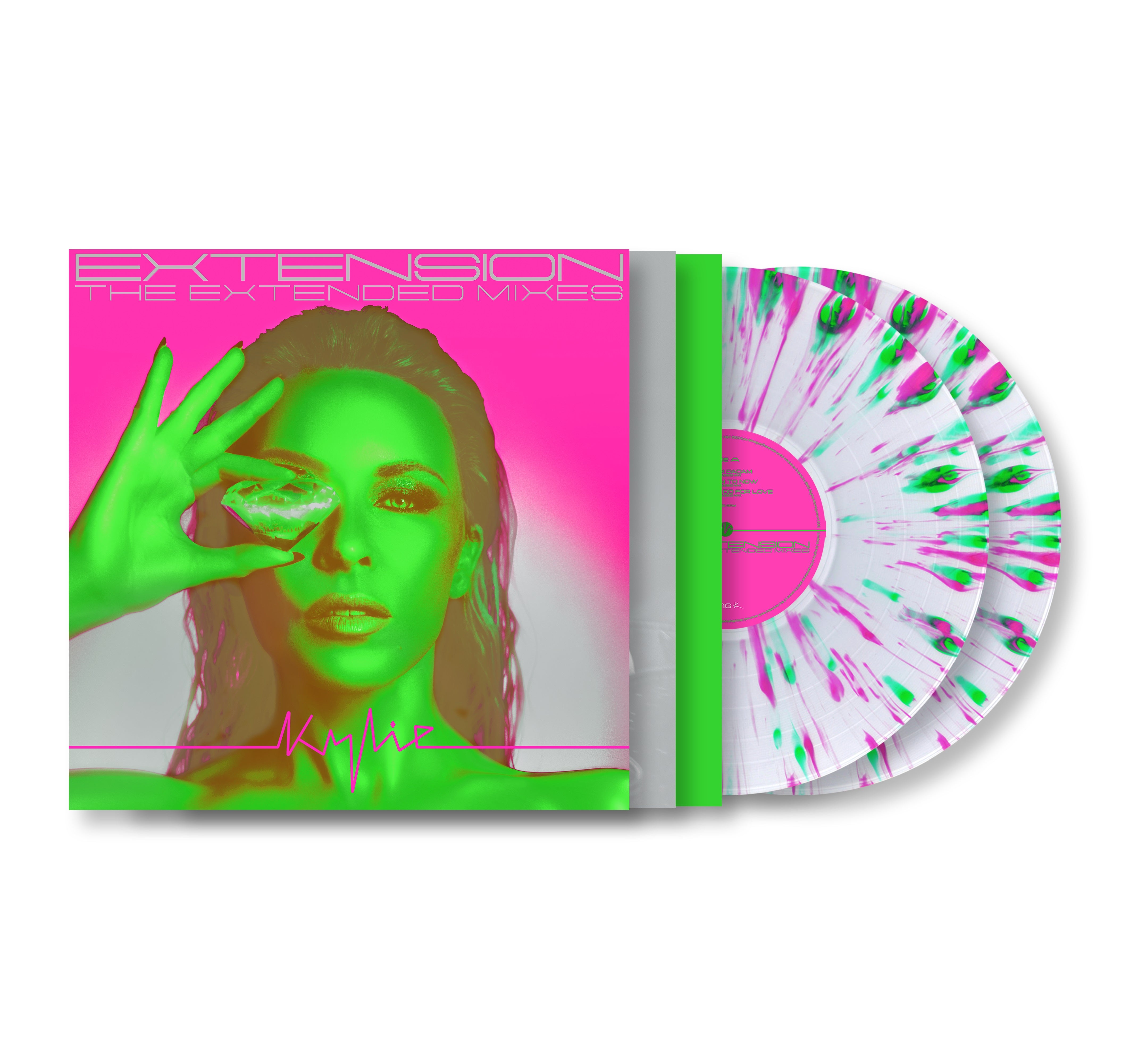 Kylie Minogue Extension The Extended Mixes Limited Splatter Vinyl 2lp Recordstore 0689