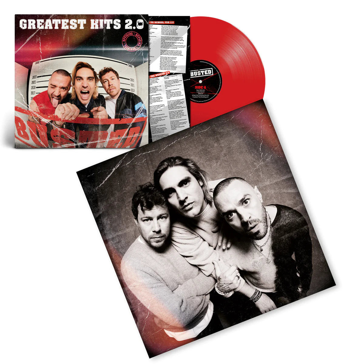 Busted - Greatest Hits 2.0: Limited Red Vinyl LP