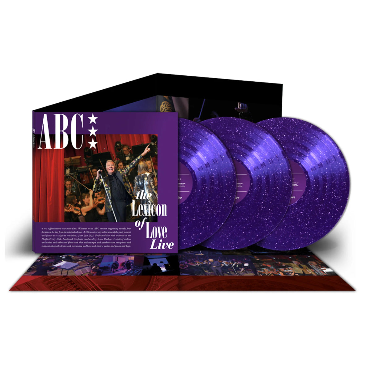 ABC -  ﻿﻿Lexicon of Love Live at Sheffield City Hall: Purple Glitter Vinyl 3LP.