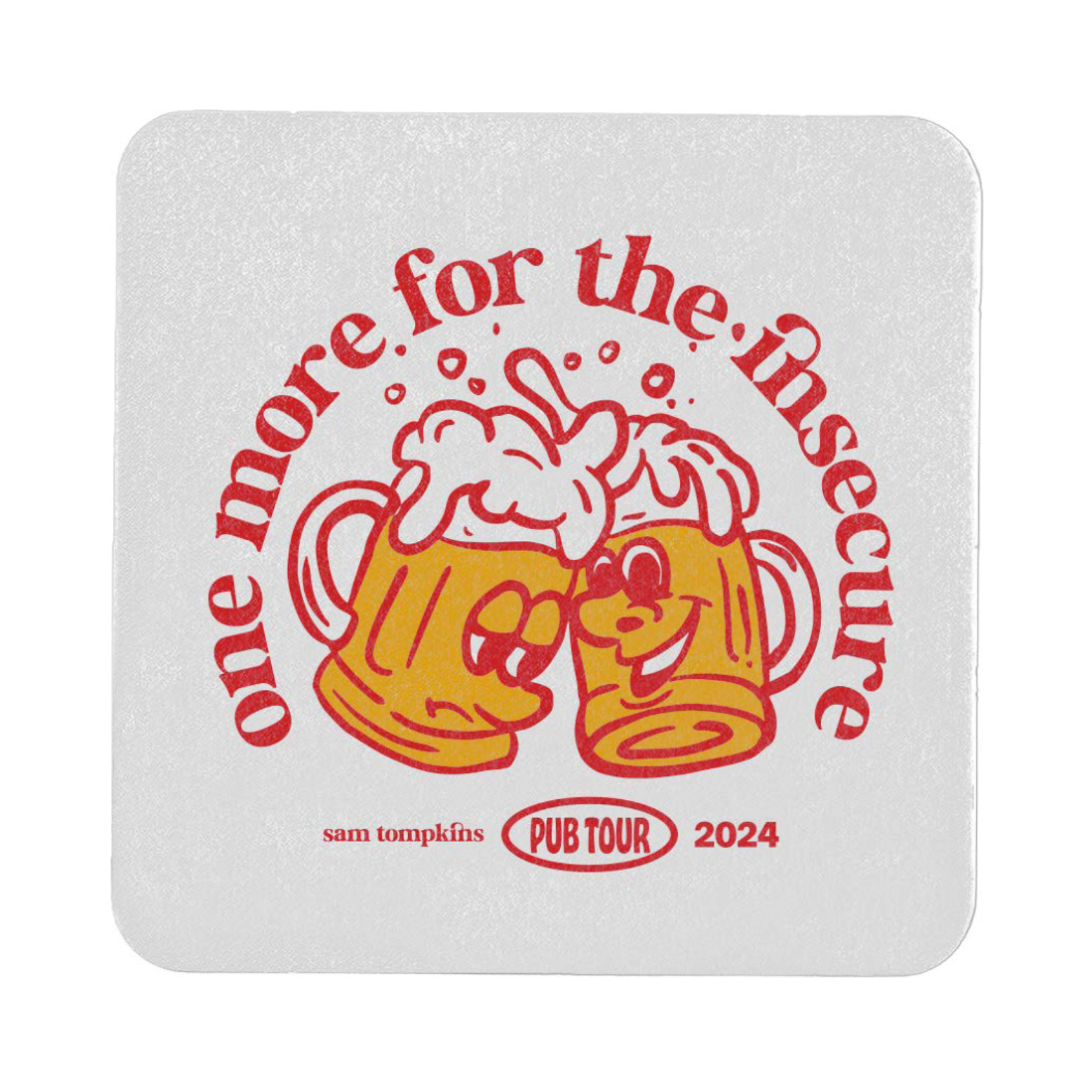 hi, my name is insecure: Music Bundle, Pub Tour T-Shirt + Signed Beer Mat