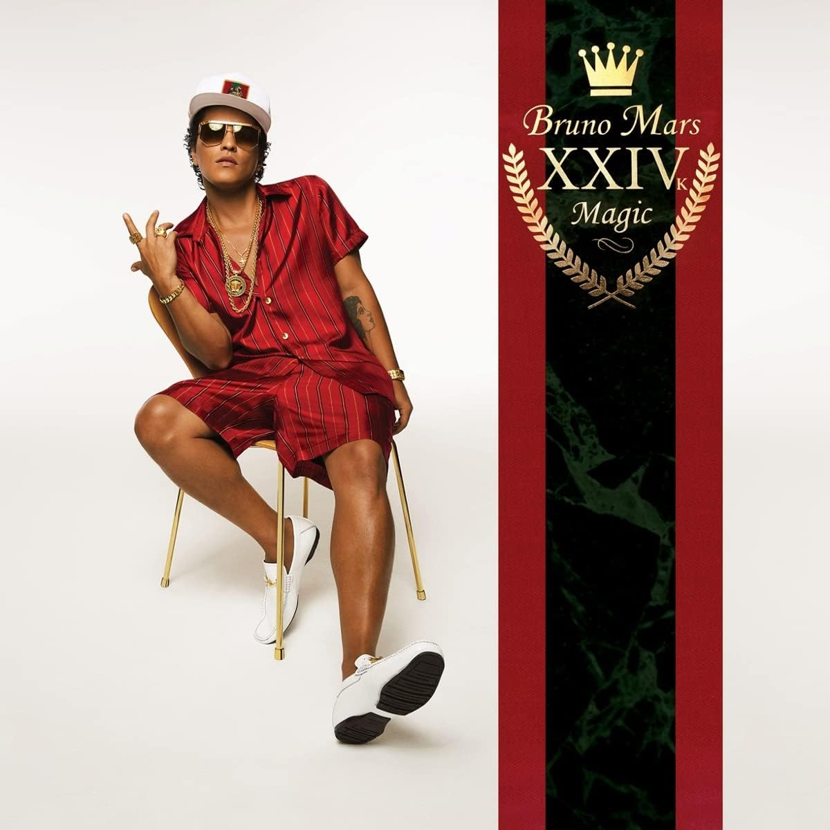 Bruno Mars - 24K Magic: Limited Translucent Green & Custard Splatter Vinyl LP