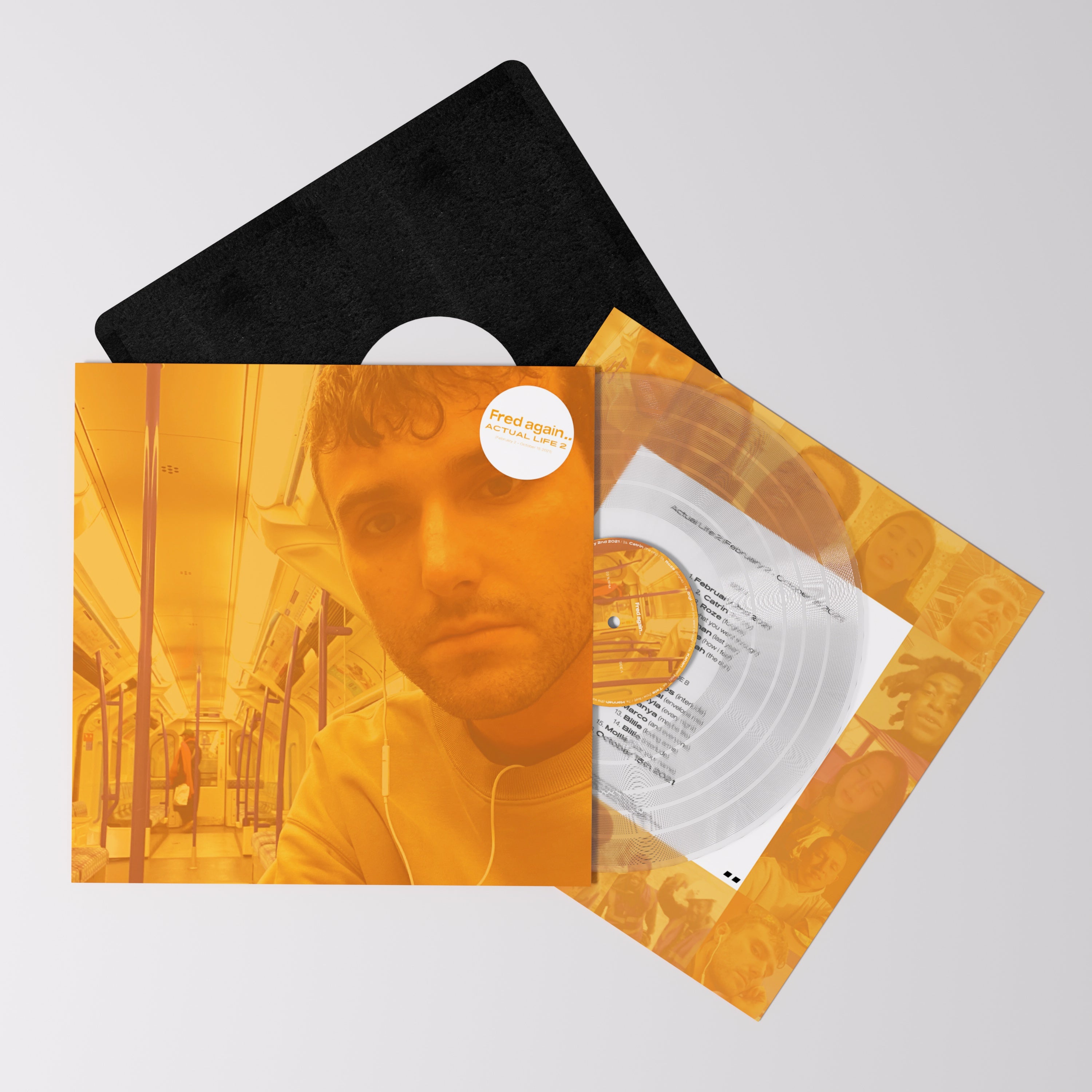 Fred again.. - Actual Life 2 (February 2 - October 15 2021): Limited Edition Clear Vinyl LP