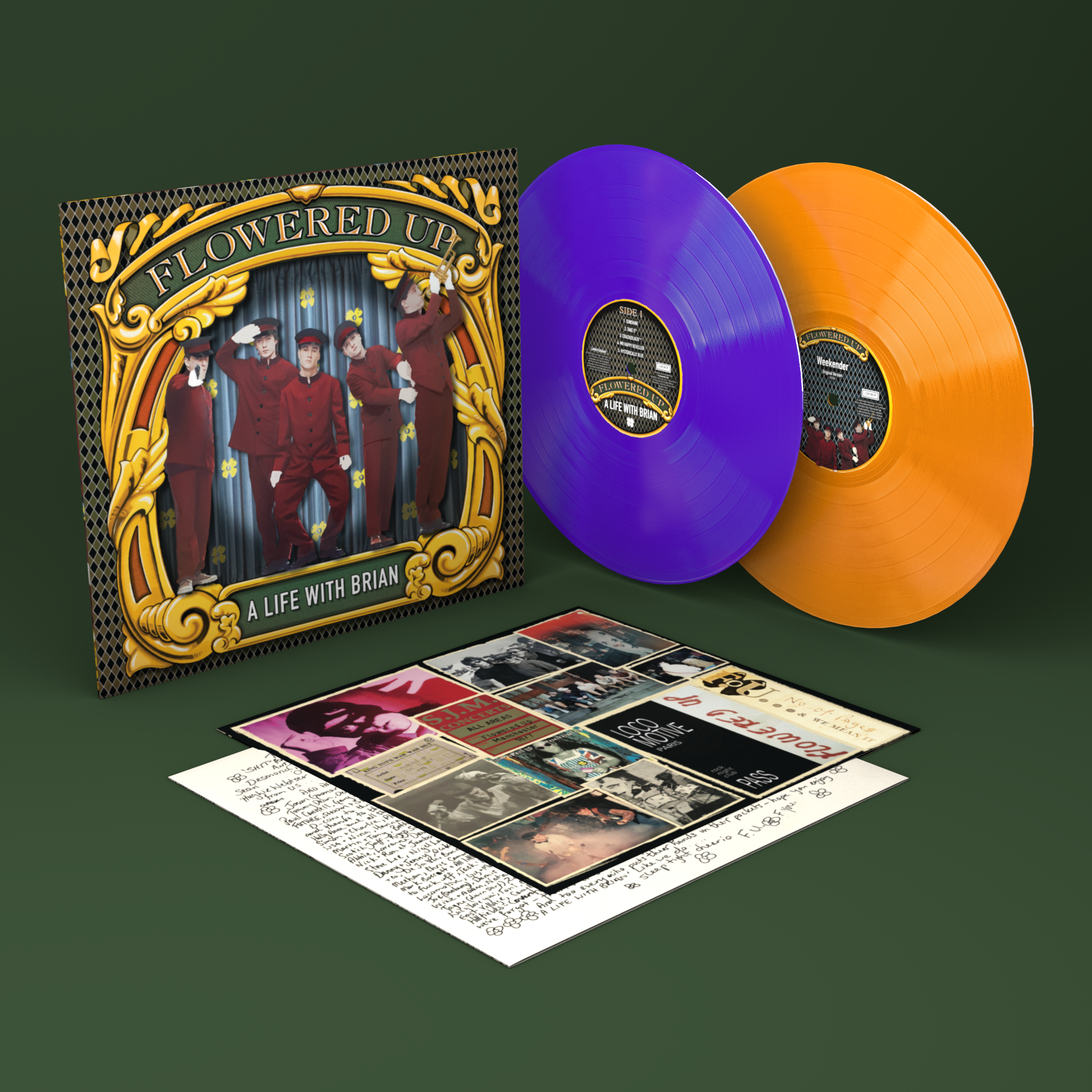 Flowered Up - A Life With Brian: Limited Orange & Purple Vinyl 2LP