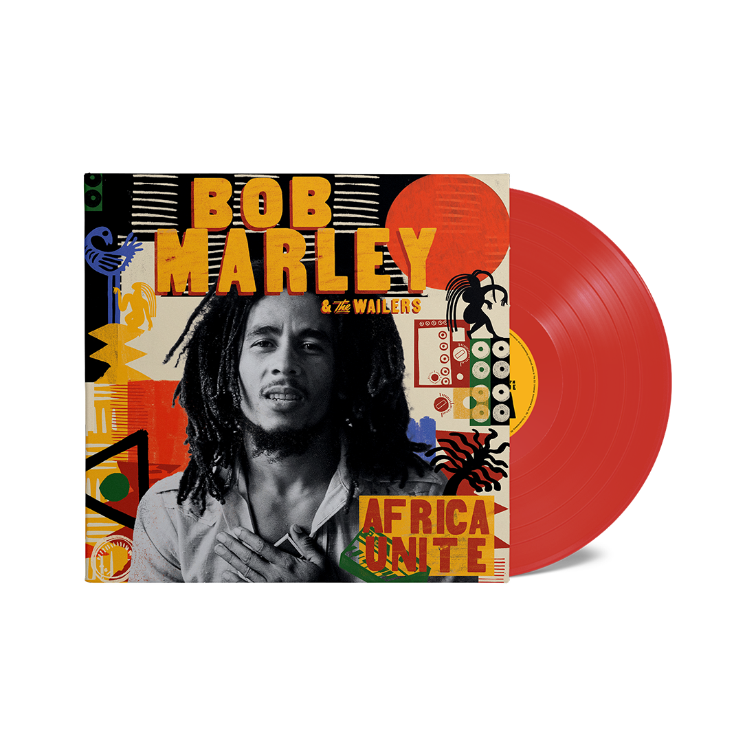 Africa Unite: Black LP, Red LP + Signed Art Card (by Skipp Marley)