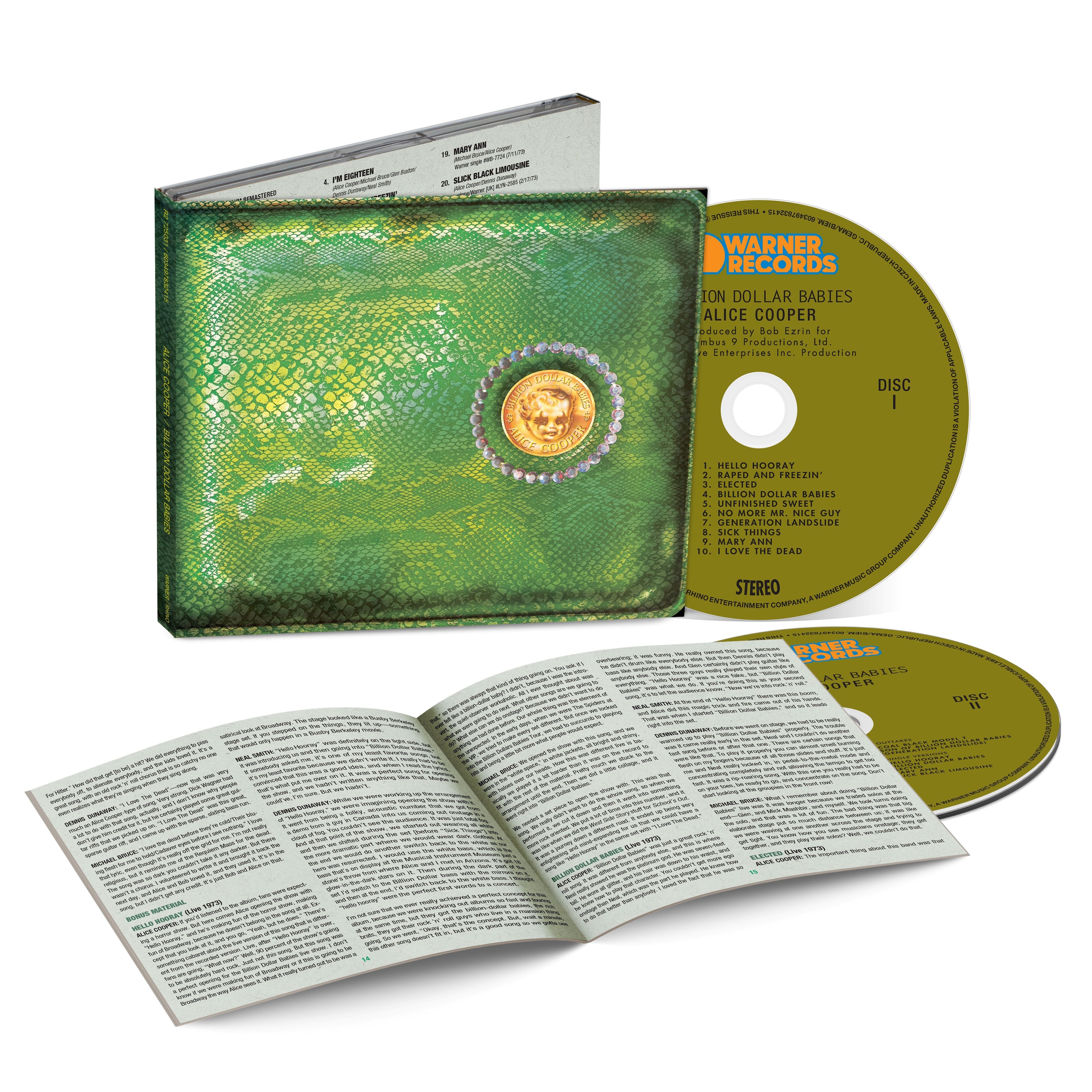 Alice Cooper -  Billion Dollar Babies (50th Anniversary Deluxe Edition): 2CD