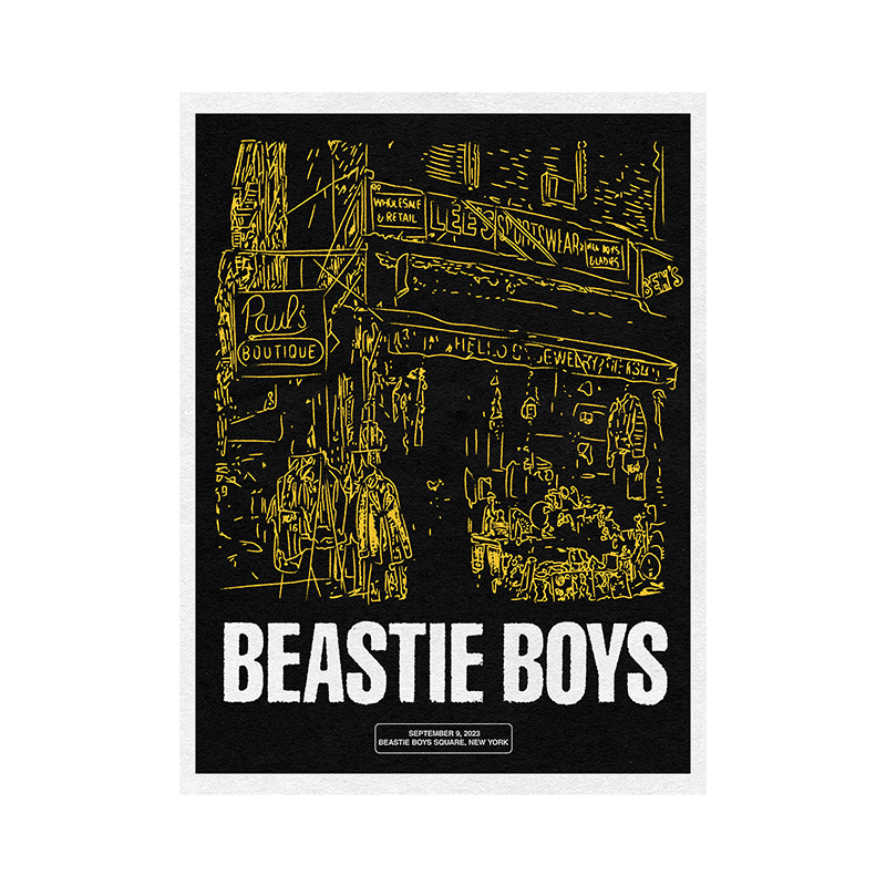 Beastie Boys - Beastie Boys Square Lithograph