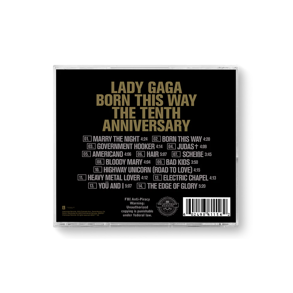 Lady Gaga - Born This Way 10th Anniversary: 2CD