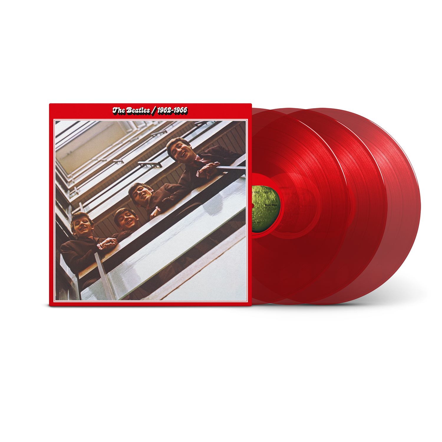 The Beatles - The Beatles 1962–1966 (2023 Edition): 3LP Red Album (Exclusive Red Vinyl)
