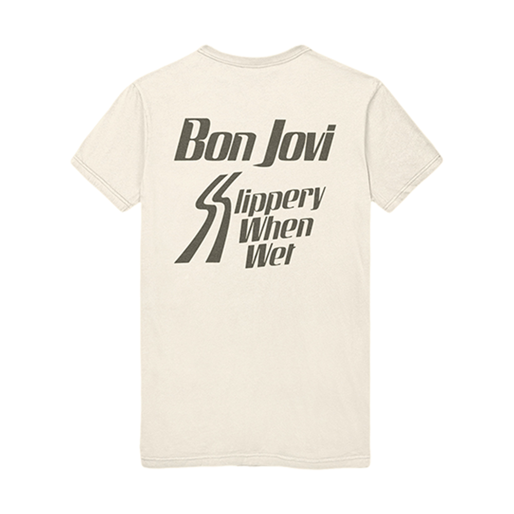 Bon Jovi - Bon Jovi Slippery When Wet Cassette T-Shirt