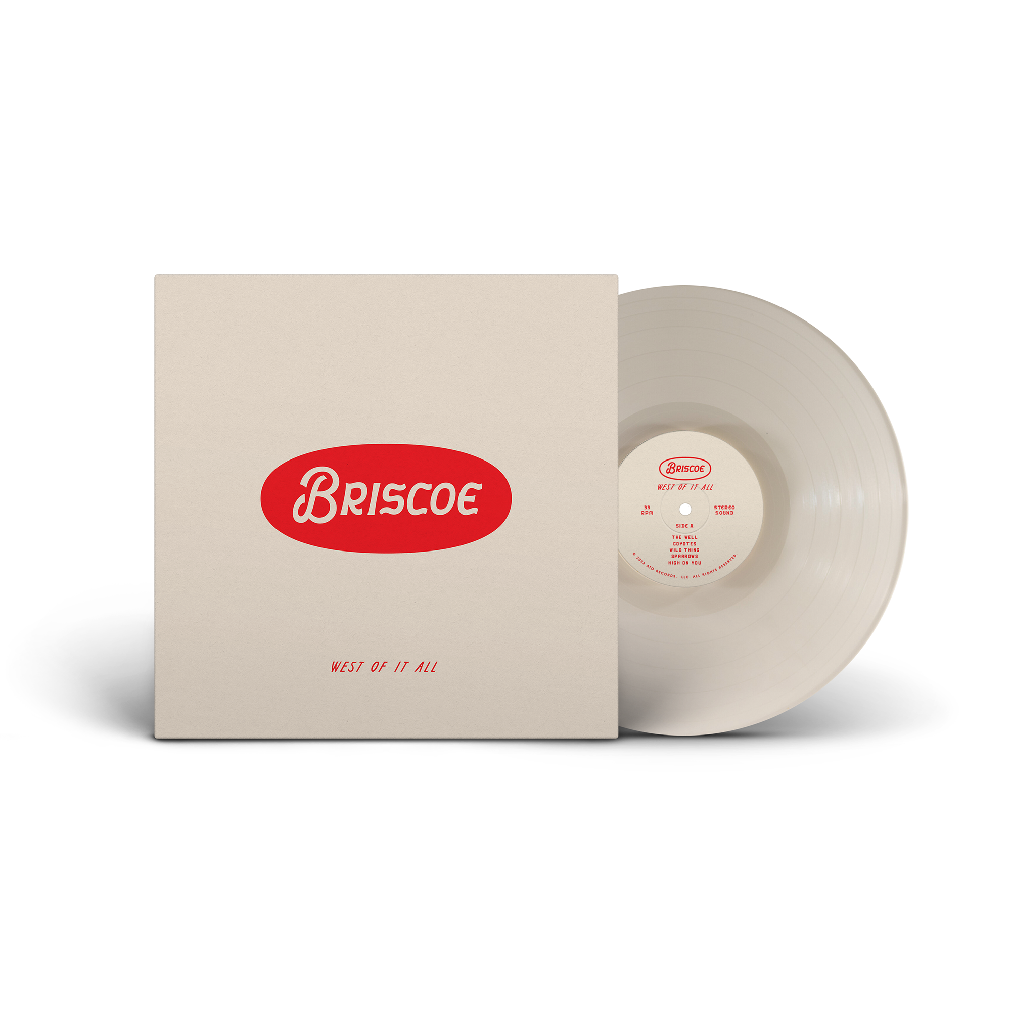Briscoe - West of It All: Limited White Opaque Vinyl LP