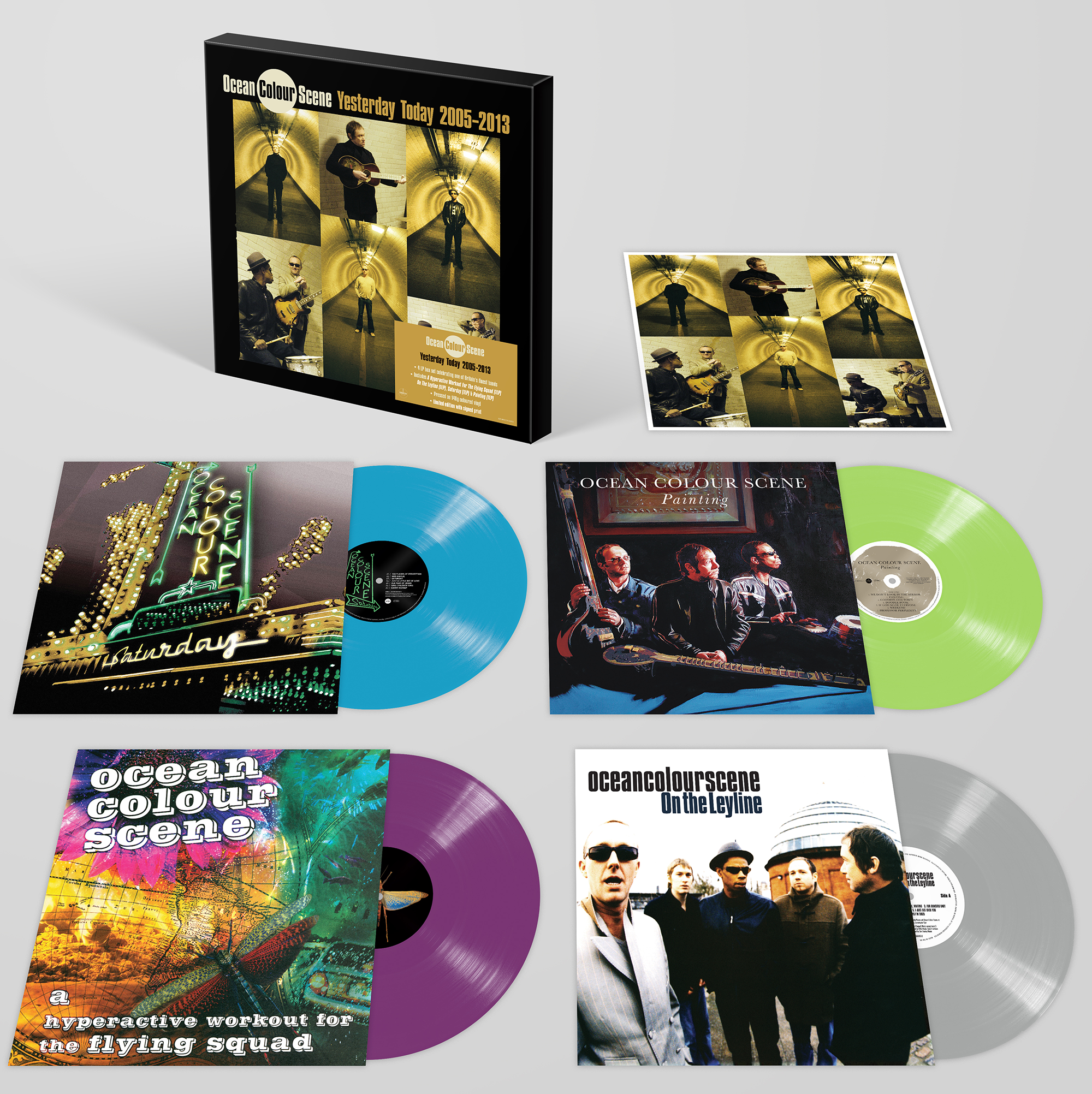 Ocean Colour Scene - Yesterday Today 2005 - 2013: Limited Signed Edition 4LP Vinyl Box Set
