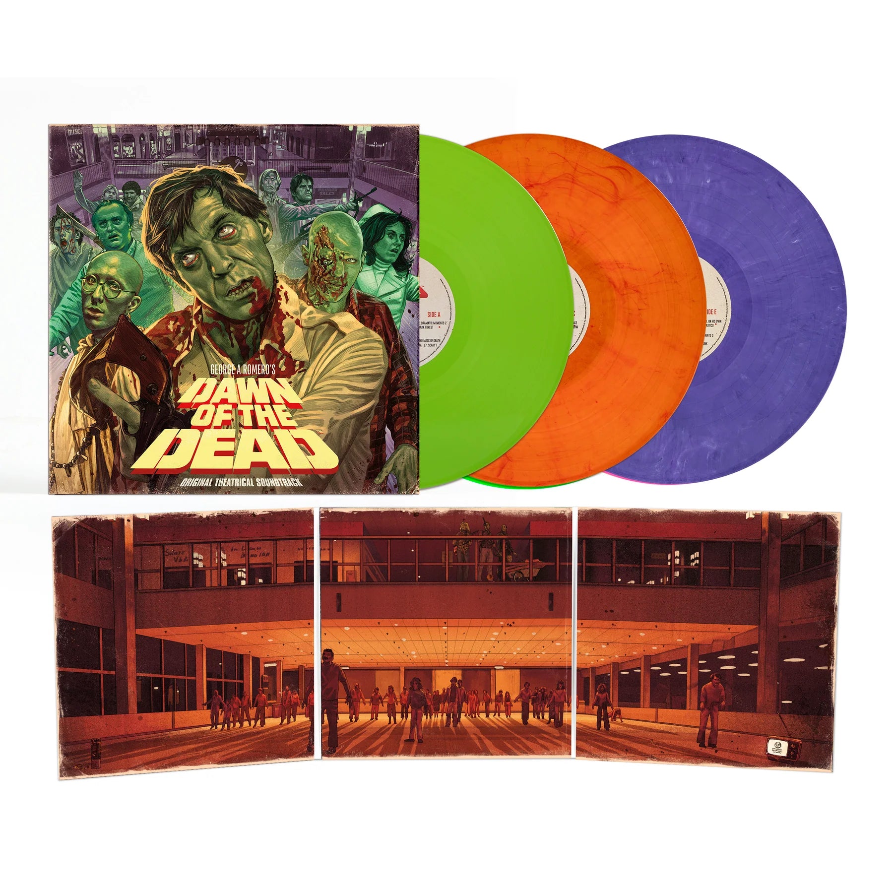 Various Artists - Dawn Of The Dead - Library Cues (OST): Limited Colour Vinyl 3LP