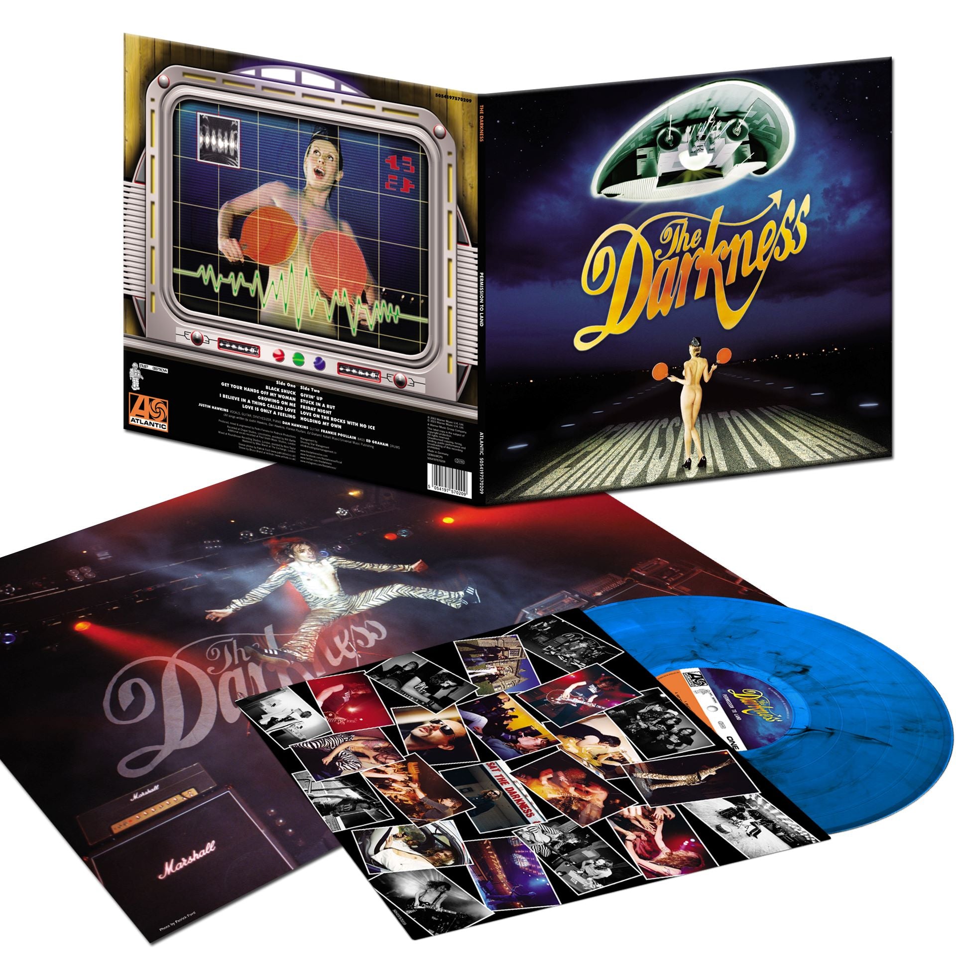 The Darkness - Permission To Land (20th Anniversary Edition): Limited Blue Marbled Vinyl LP