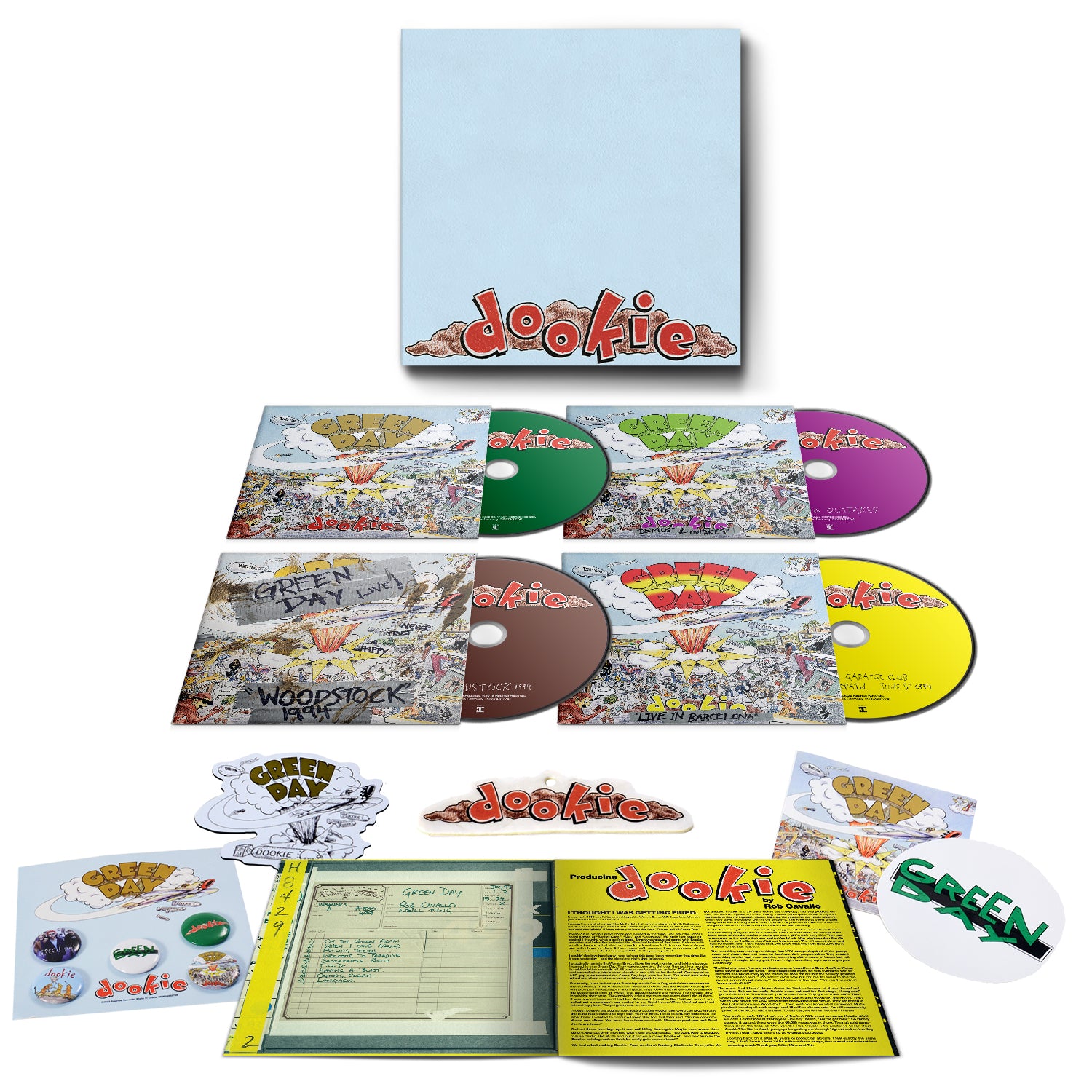 Green Day - Dookie (30th Anniversary): Deluxe Edition 4CD Box Set