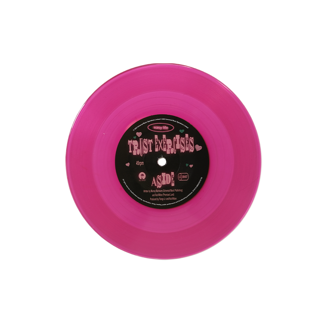 easy life - Trust Exercises 7” Pink Limited Edition Vinyl (Alternative Version)