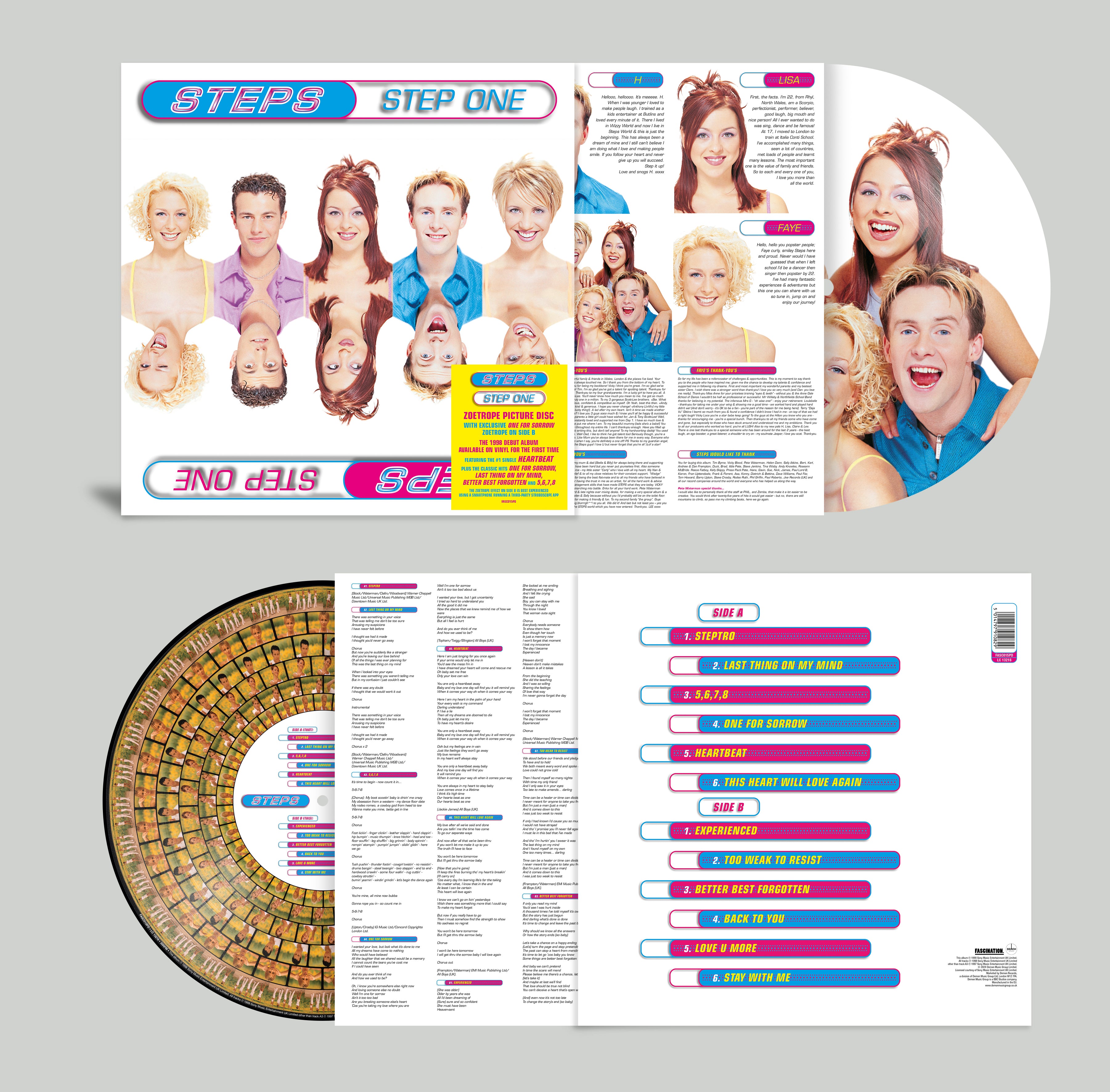 Steps - Step One: Limited Zoetrope Picture Disc Vinyl LP