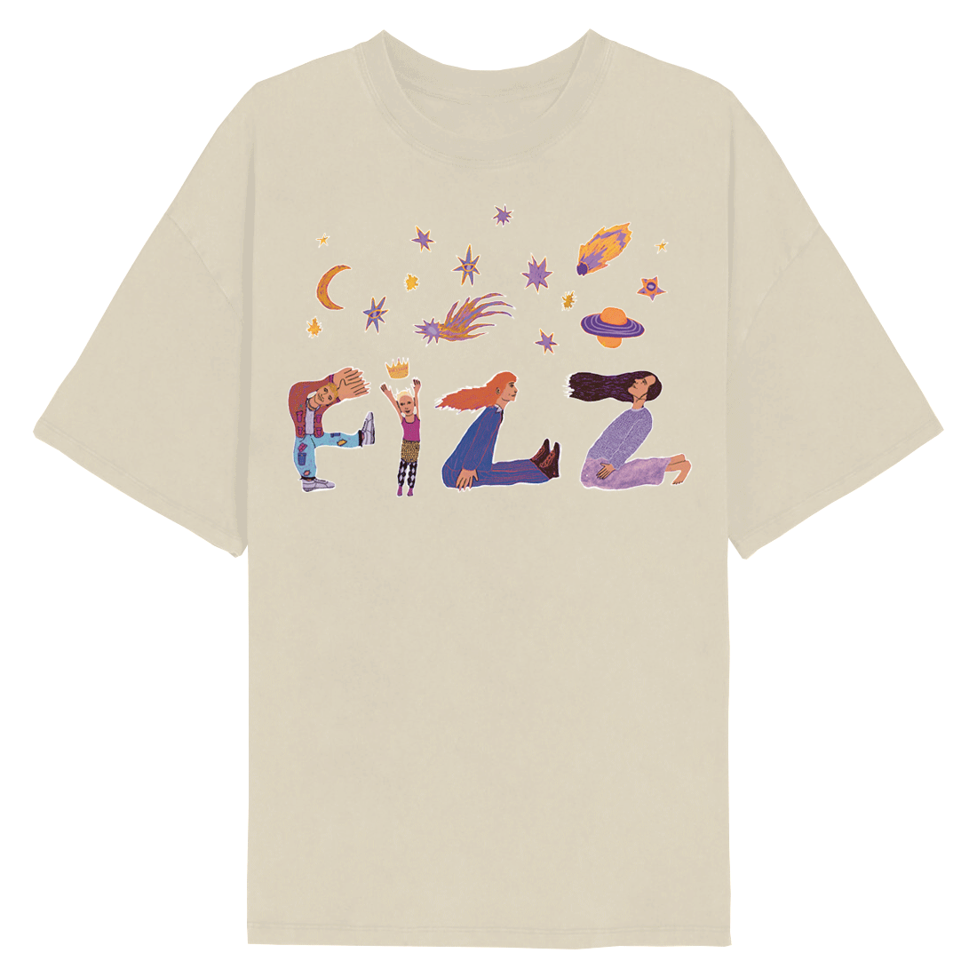 FIZZ - FIZZ Logo Tee - Natural