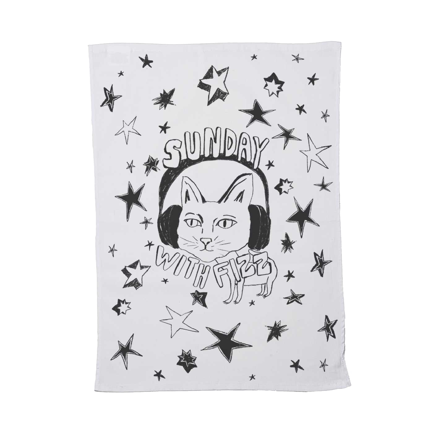 FIZZ - Sunday With Fizz Tea Towel