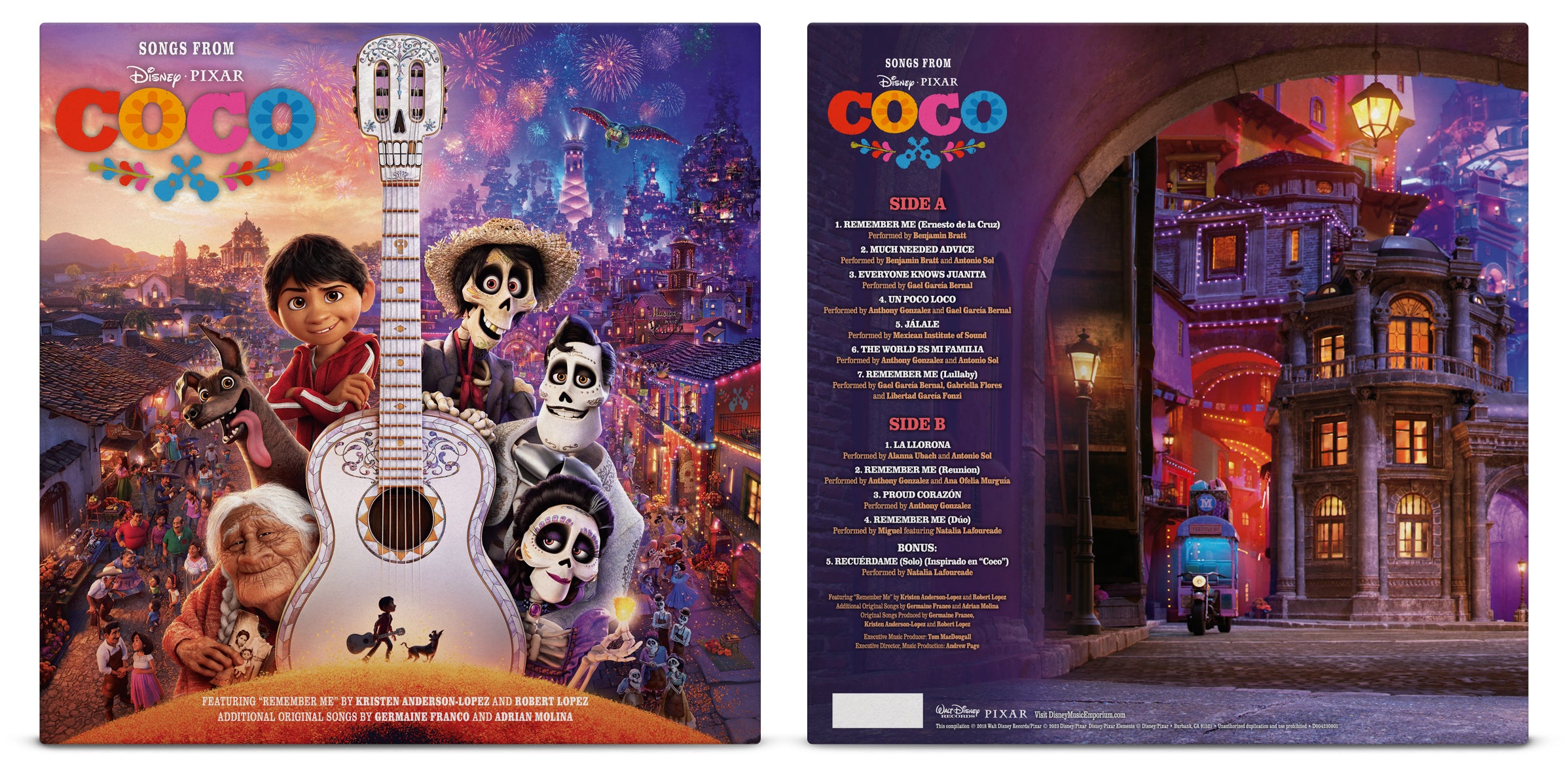 Various Artists - Songs from Coco: Limited “Pepita Green” Glow-in-the-dark vinyl LP