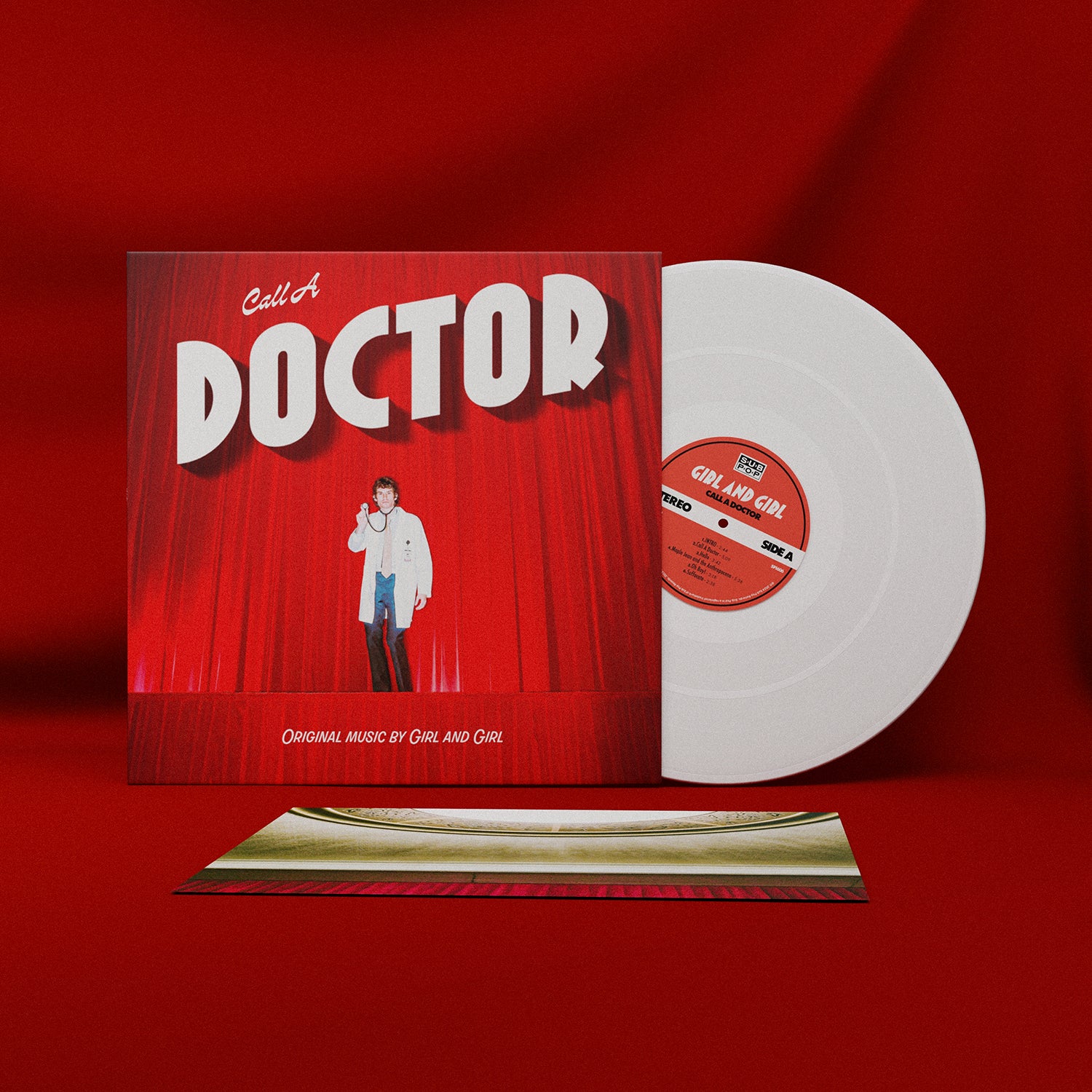 Girl and Girl - Call A Doctor: Limited Loser White Vinyl LP