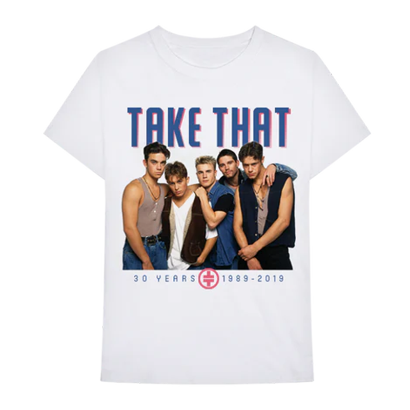 Take That - Retro Tour Tee White