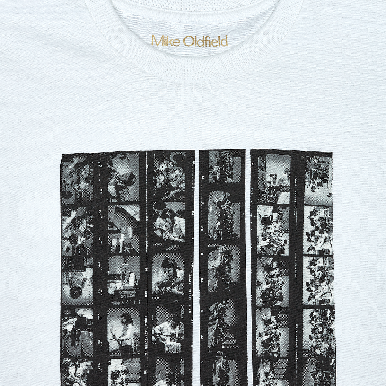 Mike Oldfield - Official Contact Sheet T-shirt
