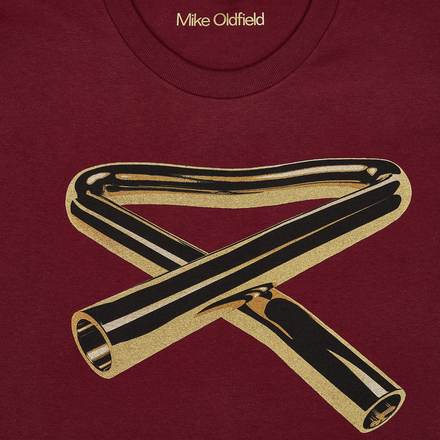 Mike Oldfield - Official Tubular Bells Anniversary T-shirt (Maroon)