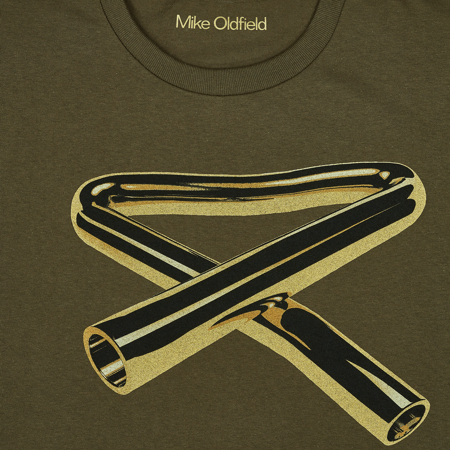 Mike Oldfield - Official Tubular Bells Anniversary T-shirt (Olive)