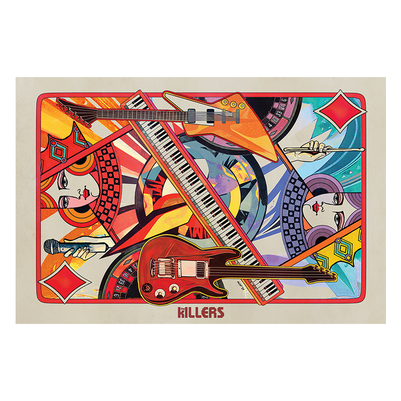 The Killers - Rebel Diamonds Poster