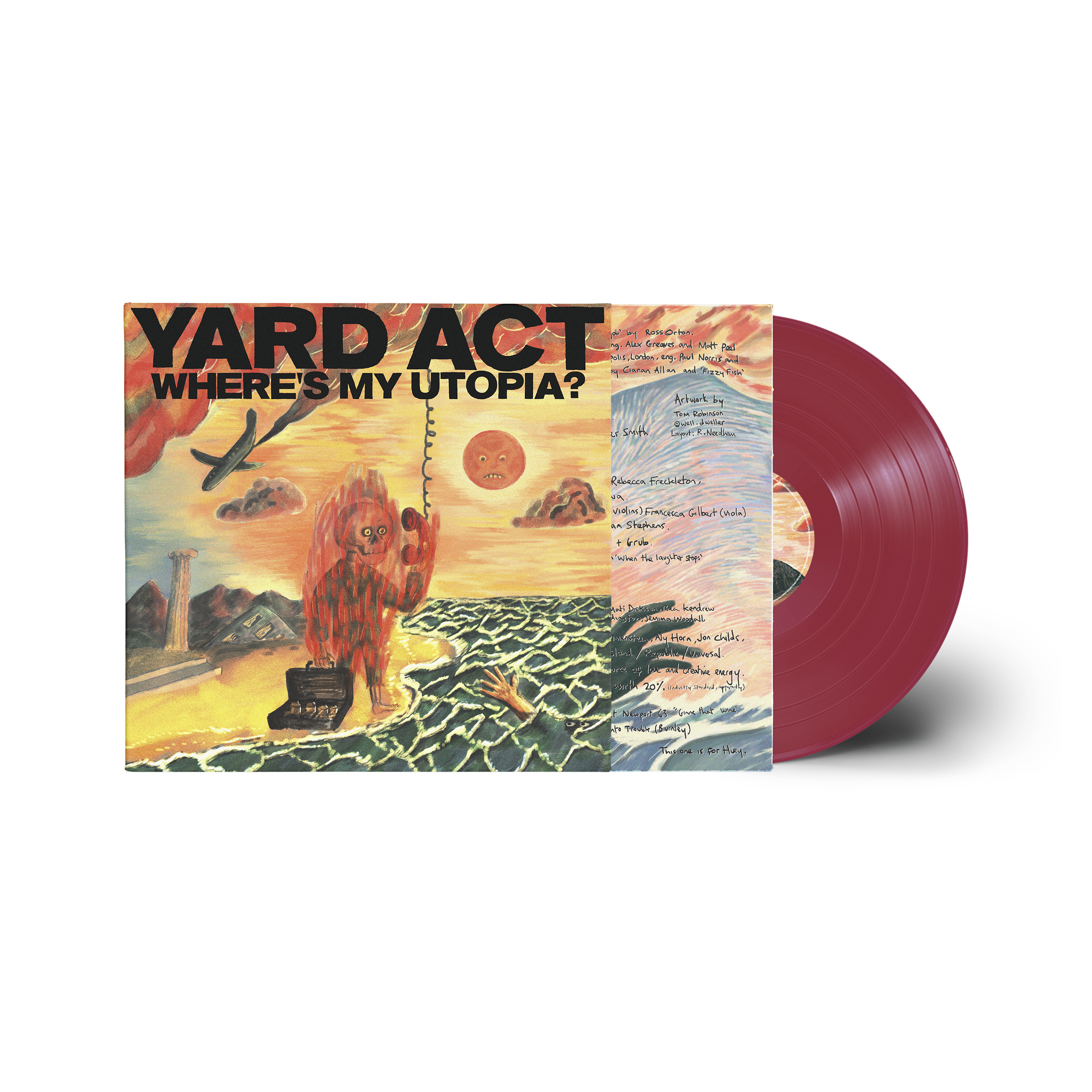 Yard Act - Where’s My Utopia?: Exclusive Maroon Vinyl LP