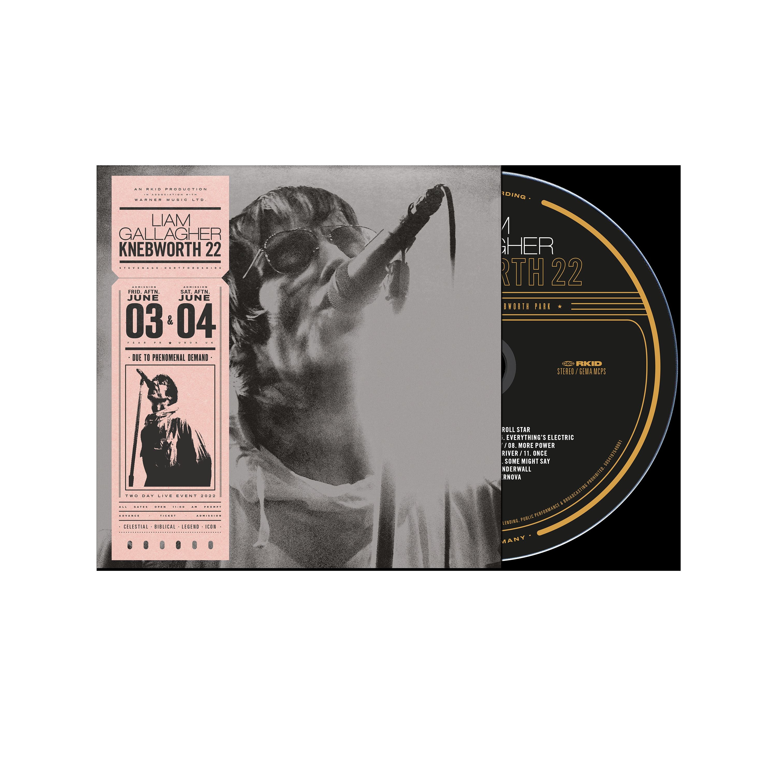 Liam Gallagher - Knebworth 22: CD