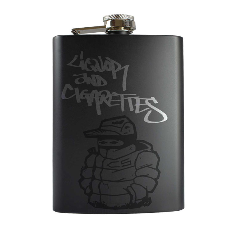 2 Ruff, Vol. 1: USB, Hip Flask, Lighter + Liquor and Cigarettes T-Shirt