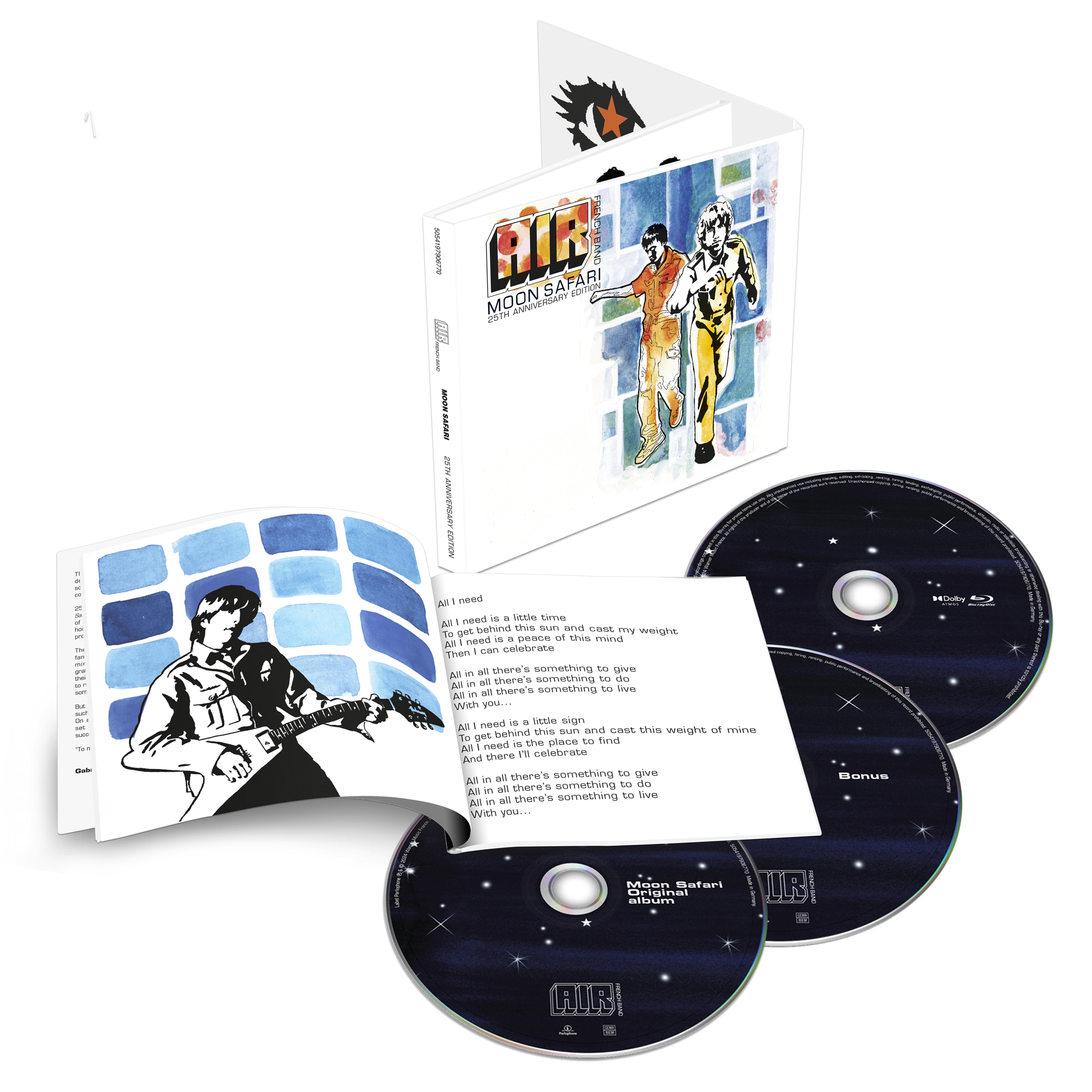 Air - Moon Safari (25th Anniversary Edition): 2CD + Blu-Ray