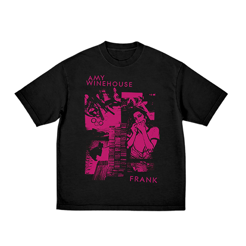Amy Winehouse - Frank 20th Anniversary Black T-Shirt