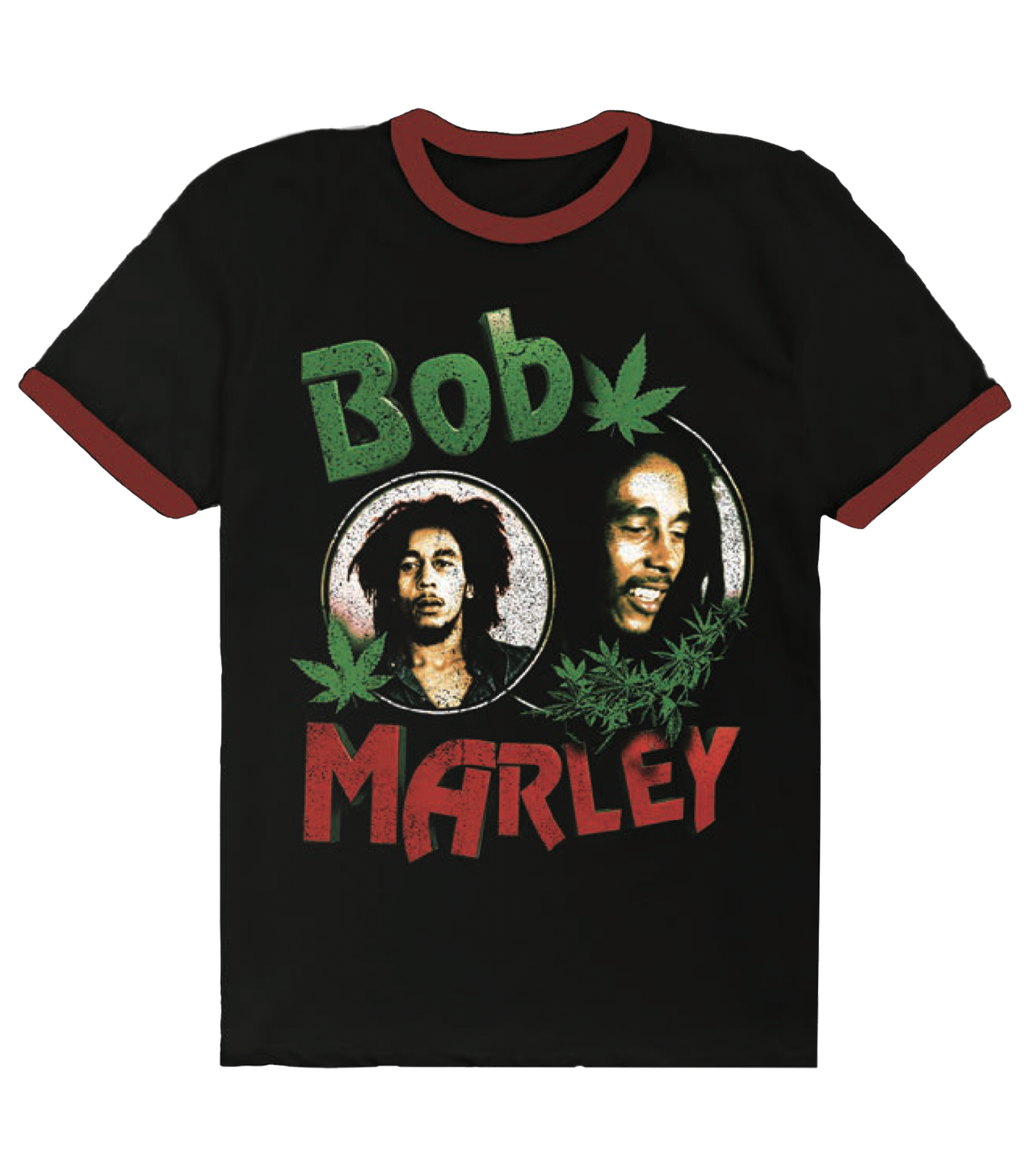 Bob Marley - Black Ringer Core T-Shirt