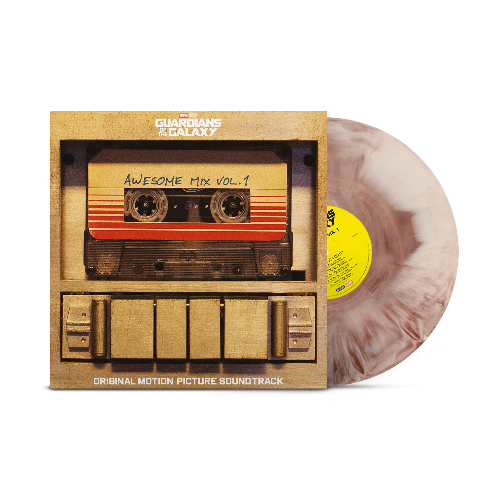 Various Artists - Guardians Of The Galaxy - Awesome Mix Vol. 1: Limited Dust Storm Colour Vinyl LP