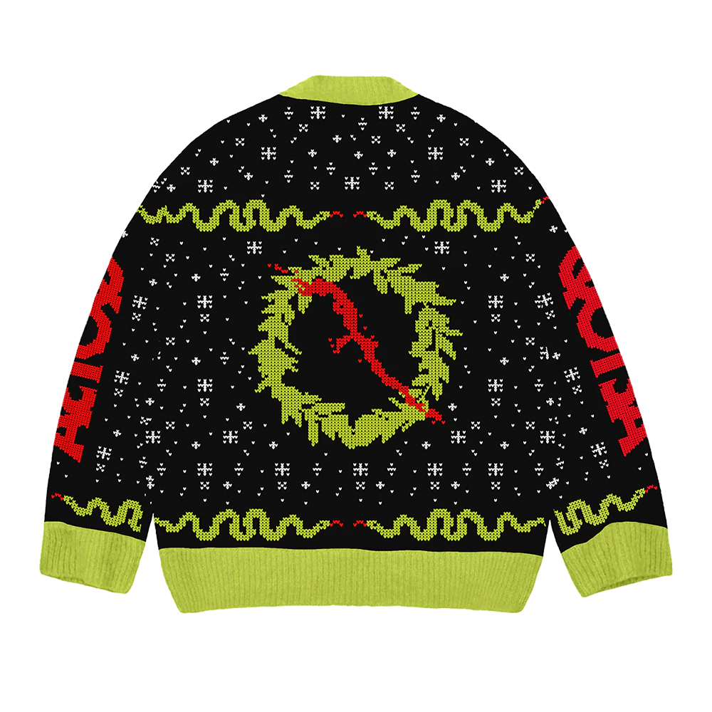 Queens Of The Stone Age - Q Wreath Holiday Sweater
