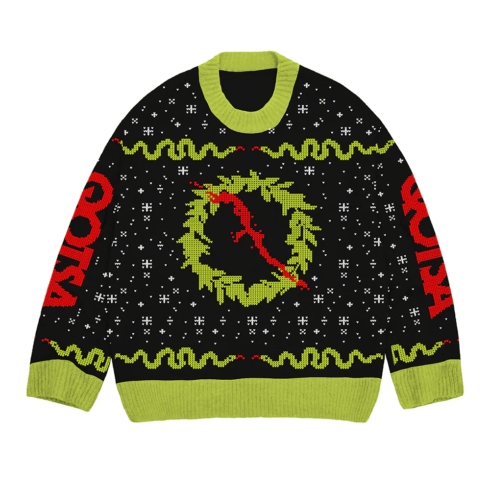 Queens Of The Stone Age - Q Wreath Holiday Sweater