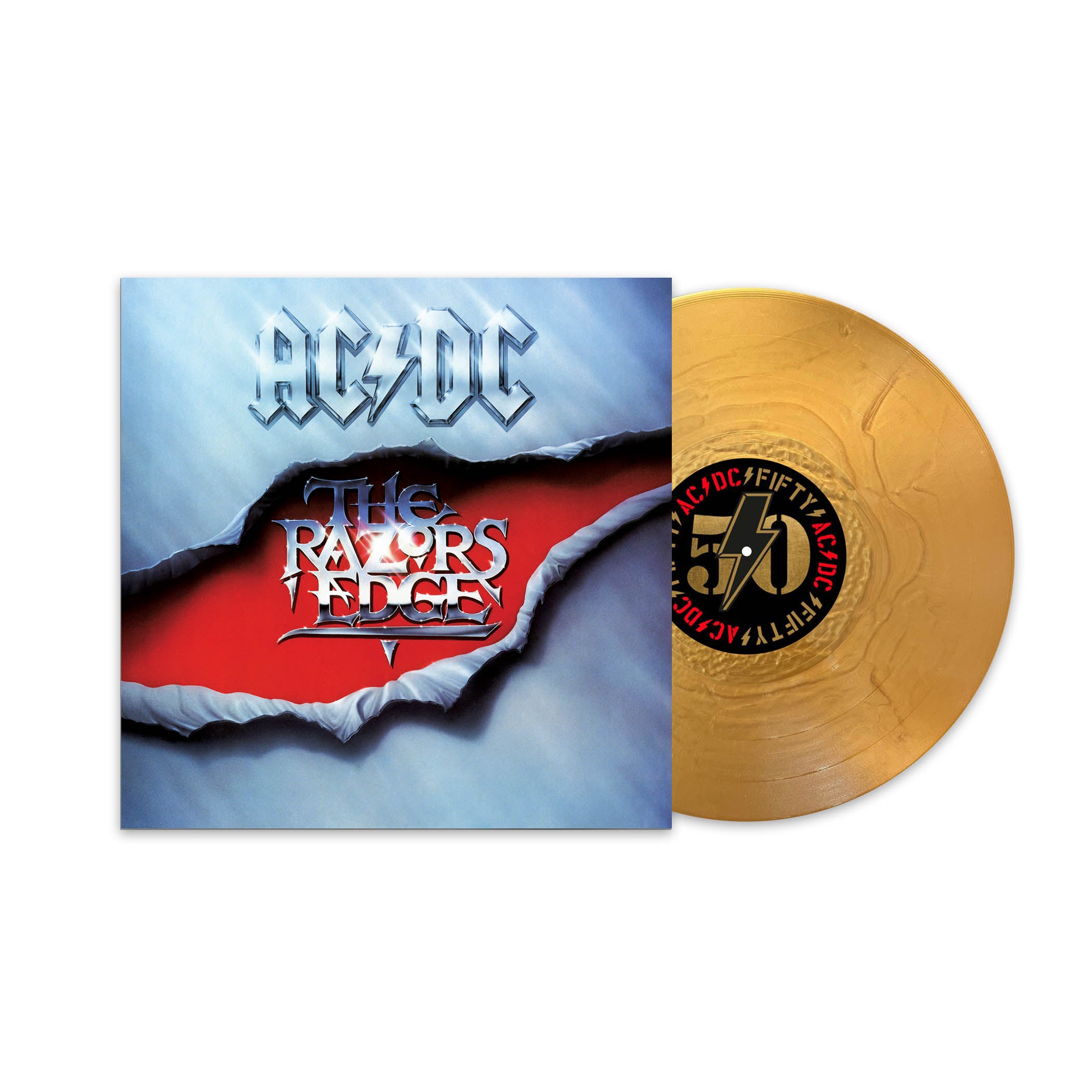 AC/DC - The Razors Edge (50th Anniversary): Gold Vinyl LP