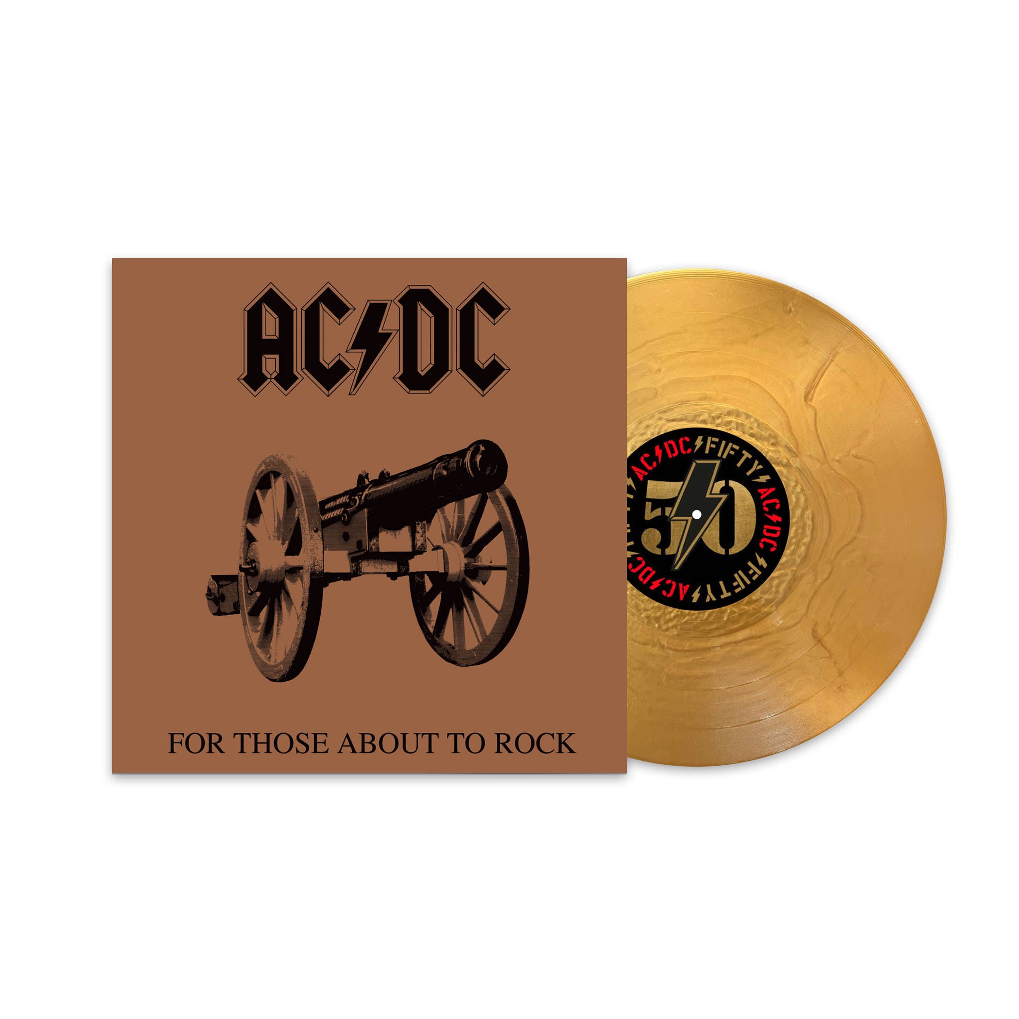 AC/DC - For Those About To Rock (50th Anniversary): Gold Vinyl LP