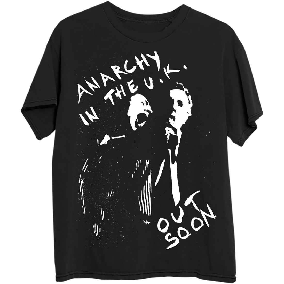 Anarchy in The UK: Exclusive Limited Red Vinyl 7" + Out Soon Black T-Shirt Bundle