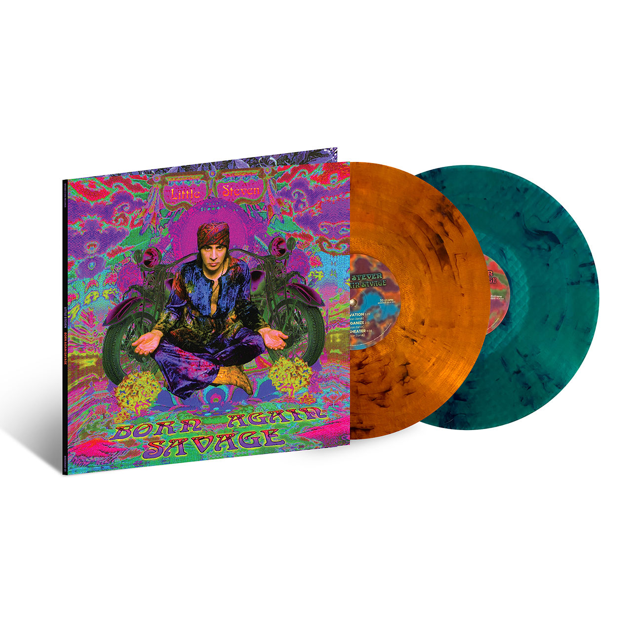 Little Steven, The Interstellar Jazz Renegades - Born Again Savage: Exclusive Orange & Teal Vinyl 2LP