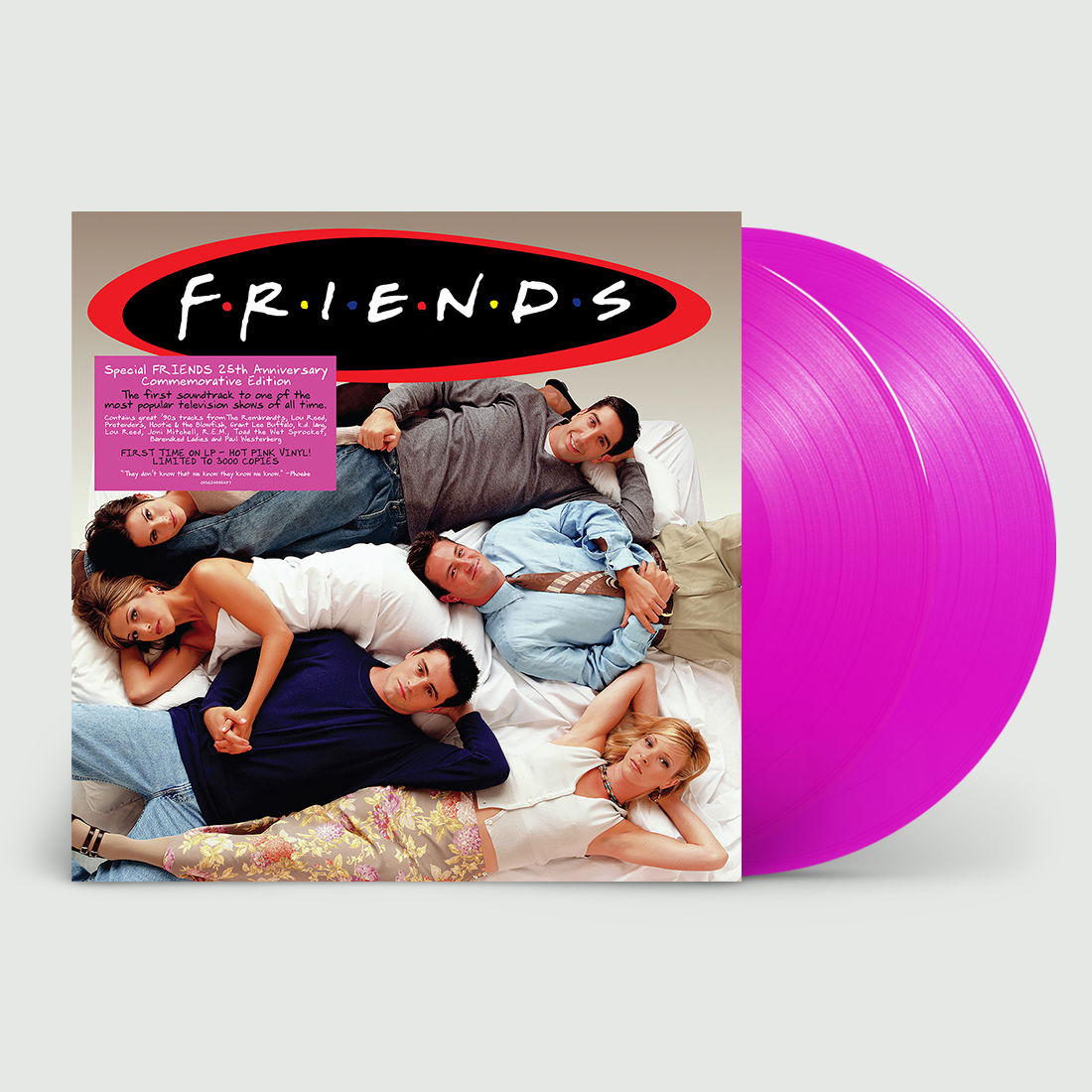 Friends: 25th Anniversary Edition Pink Vinyl 2LP + Etched D-Side