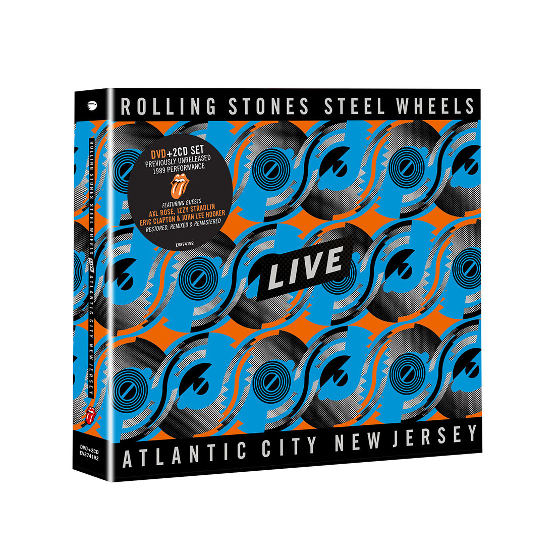 The Rolling Stones - Steel Wheels Live DVD + 2CD